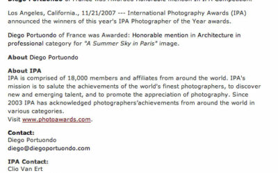 2007 PhotoAwards Architecture